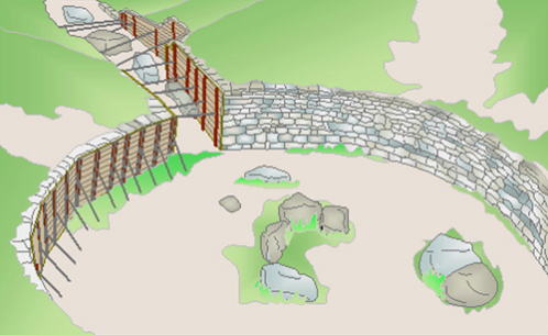 Mycenaean civilization, Royal Tholos Tomb, Vaphio (as of 1982) 