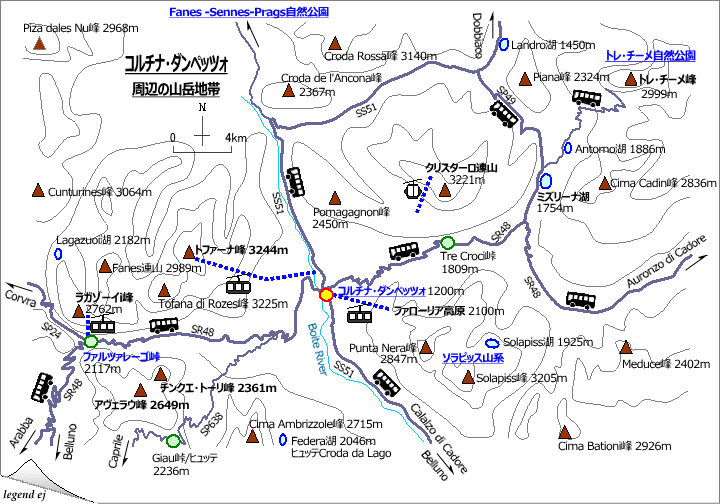 h~eRijR`iӎRxn Dolomites Map^(C)legend ej