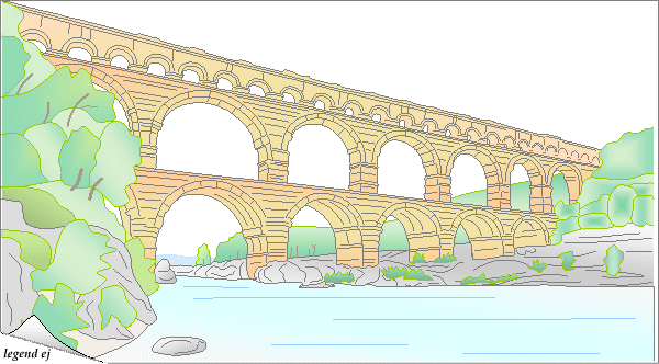 |EfEK[ Pont du Gard^(C)legend ej