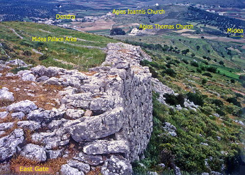 Mycenaean civilization, Midea Palace Area